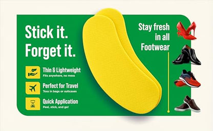 Natural Shoe Deodorant Stickers,Odor Remover Patches for Shoes & Slippers, Long-Lasting Fresh Scent, Eliminates Bad Smell, Easy to Use – 40 Count Pack - size: 40 Count (Pack of 1)