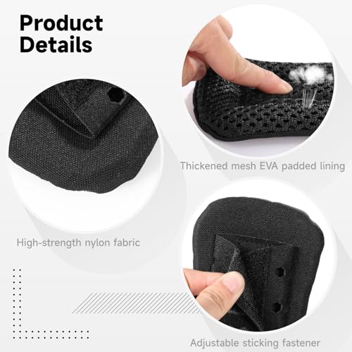 2-Pack Adjustable Shoulder Strap Cushions for Bags, Backpack Strap Pads, Breathable Mesh for Comfort and Stability
