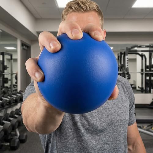 Hand Exercise Grip Ball, Finger Strengthener, Wrist and Hand Training Tool for Sports and Fitness - color: Blue