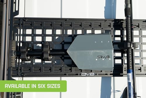 DV8 Universal Molle Panels 11" x 6" for Garages Available in 6 Sizes | Be Mounted Almost Anywhere Including Vehicles, Universal Mounting for Tools, Recovery Gear, & More - size: 11" x 6"