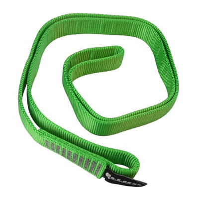 SEPEAK 25mm Nylon Tubular Webbing 1-Inch, 29kN/6520lbs, UIAA Certified Webbing Straps - color: Green, size: 66cm / 26inch | Pack of 3
