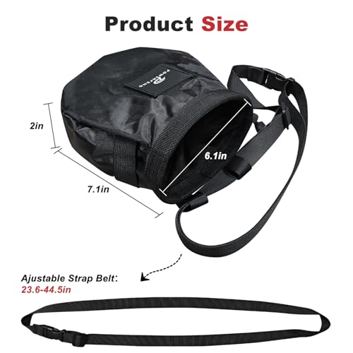 Chalk Bag for Rock Climbing & Bouldering: Outdoor Indoor Chalk Bag for Men & Women Climbing Equipment & Accessories
