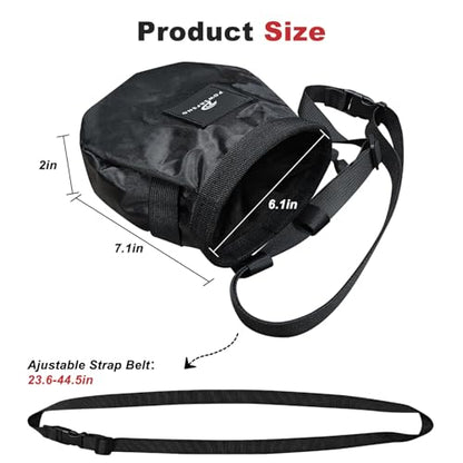 Chalk Bag for Rock Climbing & Bouldering: Outdoor Indoor Chalk Bag for Men & Women Climbing Equipment & Accessories
