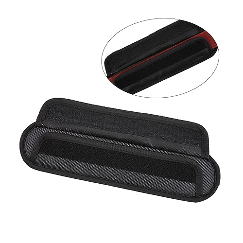 Abaodam Comfortable Guitar Strap Shoulder Pad Removable Cushion for Bass Acoustic Electric Guitars - Design for Weight Distribution Black