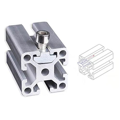 30Pcs 3030 Series T Sliding Nuts Hammer Nut Block Square Nuts M5 T Nuts for 3030 Aluminum Extrusion Profiles T Slot 8mm，for CNC Router Build Rail 3D Printer (m5)