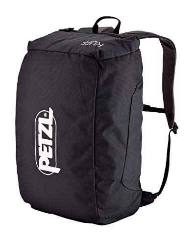 PETZL KLIFF Rock Climbing Rope Bag - Gray | 36-Liter Rope Bag for Sport Climbing with Removable Tarp - color: Grey, size: One Size