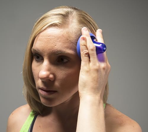 The Pressure Positive Co. Knobble II Handheld Massage Tool, Amethyst Purple | Ergonomic Durable Knob with a Comfort Band for Trigger-Point Deep-Tissue Relief of Neck, Jaw, Chest, Arms, Hands, Legs & Feet - color: Amethyst Purple