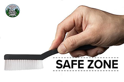 Climbing & Bouldering Vegan Nylon Brush, Perfect Grip & Angle, High Density, 100% Recyclable, Strong Rock Climbing Brush Outdoor & Indoor