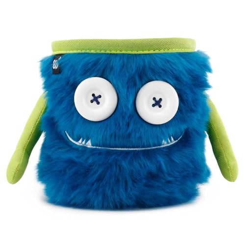 8BPLUS Chalk Bag for Rock Climbing and Bouldering, Chalk Pouch incl Belt & Biner – Cute Funny Character Design, Wide Opening, Gear with Personality, Gift for Climbers - style: MAX