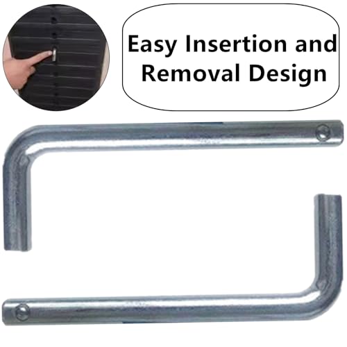 Weight Stack Pin, 2 Pcs Gym Pin Weight Loading Pin for Weight Plates, Weight Pin Replacement Part L Shaped Handle Weight Machine Pin for Fitness Device