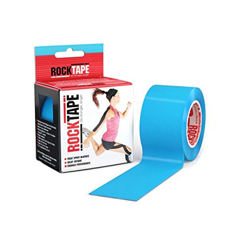 RockTape Original 2-Inch Water-Resistant Kinesiology Tape - color: Electric Blue, style: 16.4-Foot Continuous Roll