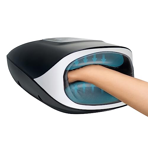 Daiwa Felicity AcuPalm Hand Massager Machine - Rechargeable Compression Therapy Massage assists Carpal Tunnel and Arthritis Pain Relief - 15 Minute Off Timer - style: AcuPalm