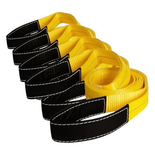 Keeper - Performance Engineered Cargo and Load Lift Sling with Flat Loops - Type 3, Class 7 Rated Cargo Sling, 2" x 12’ (Pack of 4) - size: 2" x 12’ (Pack of 4)