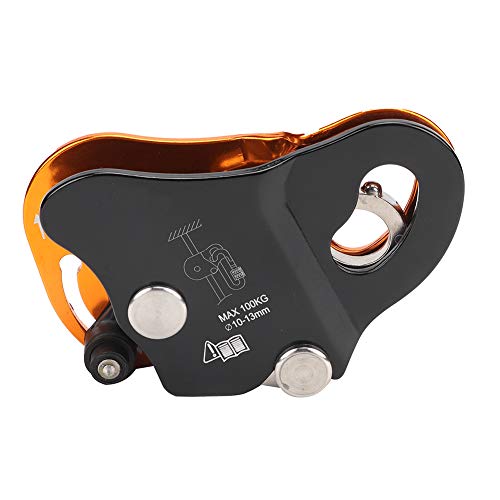 Alvinlite Climbing Pulley, Climbing Grab Rope Self-Locking Fall Rope Protector Climbing Pulley for Outdoor Rock Working - size: Load capacity 100KG, style: Safety Rope Protector