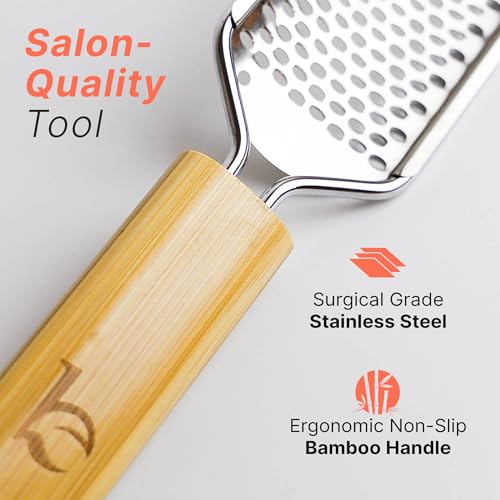 Foot File - Callus Remover Tool for Dead Skin Removal | At Home Pedicure Tools, Foot Rasp Callus Remover Feet and Heels