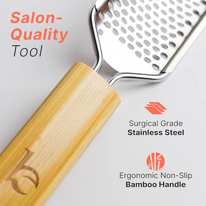 Foot File - Callus Remover Tool for Dead Skin Removal | At Home Pedicure Tools, Foot Rasp Callus Remover Feet and Heels