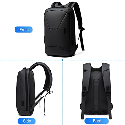 FANDARE Anti-Theft Backpack Business Daypacks fits 15.6 Inch Laptop Travel Large Backpack with USB Charging Port Waterproof Computer Bag Bookbag for Women Men Notebook Black - color: Black