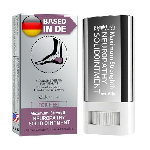 NDC Listed Heel Pain Relief Arnica Gel Stick GMP Grade OTC Salve with Camphor and Hypericum Perforatum Oil for Foot Neuropathy Burning Tingling and Bruises 0.71oz - color: Heel