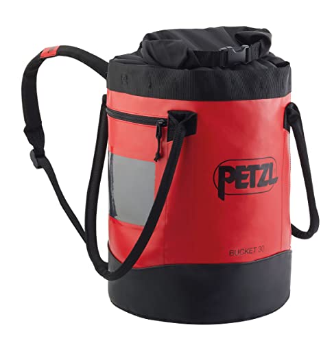 PETZL BUCKET Upright Rope Bag - color: Red, size: 30 Liters