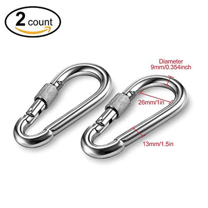 Black Swing Swivel, 30 KN Safest Rotational Device Hanging Accessory - color: Black, size: 30 KN