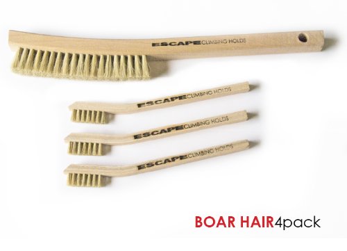 Escape Climbing Boars Hair Brush 4 Pack