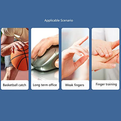 Finger Stretcher Exerciser, Forearm Adjustable Hand, Finger Stretchers, Grip Rings Hand Exerciser for Arthritis Carpal Tunnel Recovery (Grey) - color: Grey