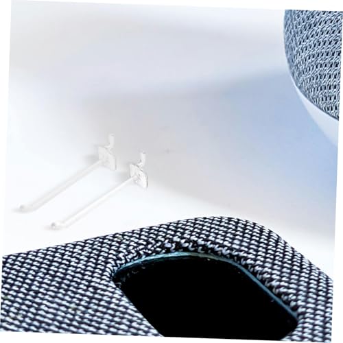 Veemoon Oval Hole Pegboard Accessories 50pcs Small Pegboard Hooks for Storage Retail Garage Organization Hooks