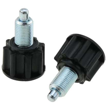 DGZZI 2PCS Fitness Equipment Spring Knob Pop Pin M16 Plum Pull Pin Adjusting Pin Knob Suitable for Exercise Bike and Fitness Equipment