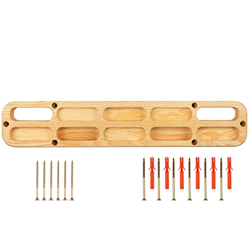 Wooden Portable Hangboard - Hangboard Rock Climbing - Hangboard Doorway Mount - Hand Strengthener Equipment for Training Finger - Hang Board for Climbing