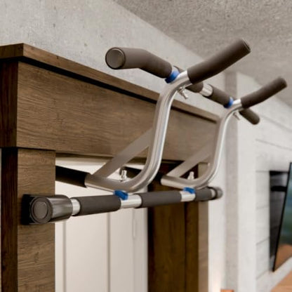 Ultimate Body Press XL Doorway Pull Up bar with Elevated bar & Adjustable Width - color: XXL Doorway Pull Up Bar