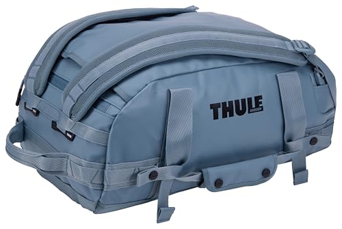 Thule Chasm Duffel bag, Weather-resistant materials, Easy packing, Converts to backpack, Internal pockets, Travel-ready - color: Pond Gray, size: 30L