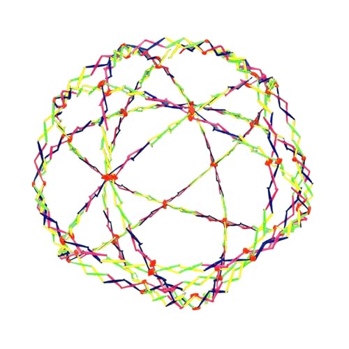 Large Plastic Toy, Novelty Rainbow Expandable Ball (11.8" to 39.4"), Breathing Sensory Stretching Elasticity Toy Designed Specifically for Boy and Girl