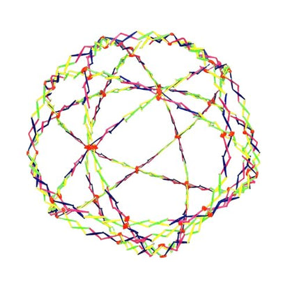 Large Plastic Toy, Novelty Rainbow Expandable Ball (11.8" to 39.4"), Breathing Sensory Stretching Elasticity Toy Designed Specifically for Boy and Girl