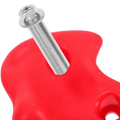 LIOOBO 6pcs Rock Climbing Holds Set Indoor Wall Climbing Grips Thick Sturdy for Playground and Home Climber Attachments