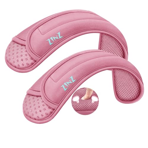 ZINZ 2-Pack Universal Shoulder Pad with Ultra thick Cushion for Bag Luggage Bag Crossbody, Plus Long & Anti-Slip & Breathable,Pink-2Pack - color: Pink-2pack