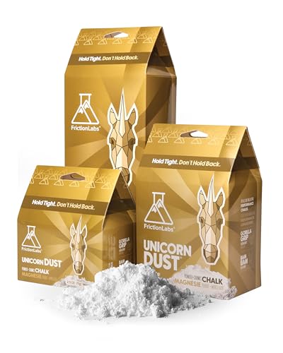 Friction Labs Premium Loose Climbing Chalk | High-Performance Hand Chalk with Superior Grip for Bouldering, Climbing, Long Lasting & Skin Friendly Powdered Chalk - size: 6 oz/170 g - Loose Chalk, style: Fine Texture - Unicorn Dust