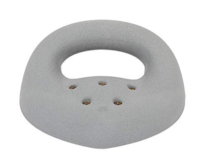 Atomik Rock Climbing Hold XL Screw-On Ring in Gray