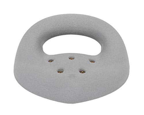 Atomik Rock Climbing Hold XL Screw-On Ring in Gray