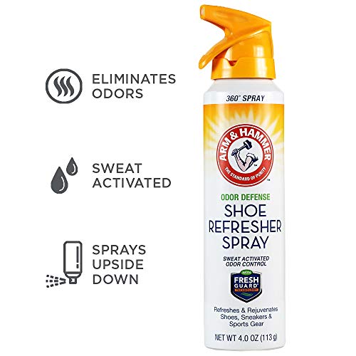Arm & Hammer Odor Defense Shoe Refresher Spray, Fresh Scent, 4 oz - size: 4 Ounce (Pack of 1)