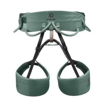 KAILAS Airo Rock Climbing Harness Men Roofing Harnesses Rescue Mountaineering Safety Belt Women Comfortable Lightweight - color: Sage Green, size: X-Large