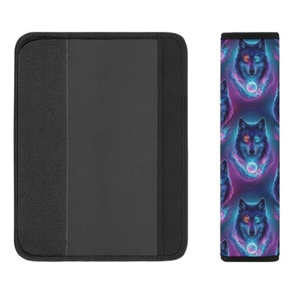 2 Pack Universal Fit Seat Belt Shoulder Pad for Kids, Car Seats Pushchair Strollers High Chair Pushchair, Space Wolf Shoulder Protector, Anti-Slip Pad - color: Pattern 559