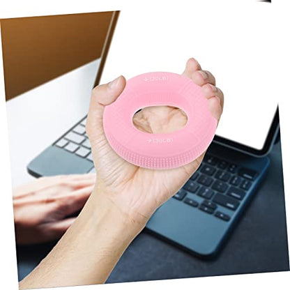 Hand Grip Strengthener Silicone Finger Exerciser for Therapy Compact Grip Trainer for Seniors Portable