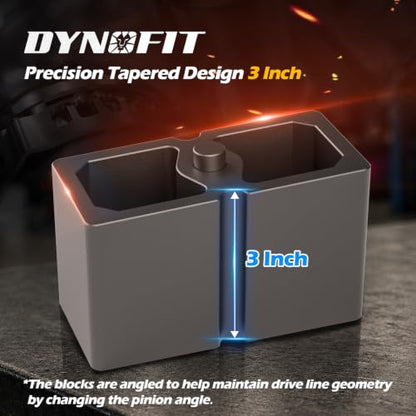 Dynofit 3" Front & 2" Rear Lift Kits for 2007-2024 Silverado 1500 Sierra 1500 (2WD/4WD), Full Suspension Leveling Kit with Front Strut Spacers and Block U-Bolt Set - size: 3 inch front / 2 inch rear