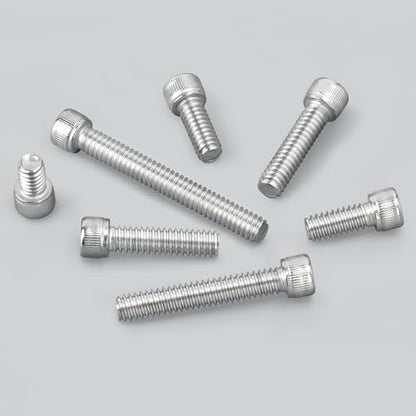60 PCS 1/4-20 x 1/2" Hex Socket Head Cap Screws Bolts, Allen Socket Drive, Bright Finish, 304 Stainless Steel 1/4 inch Allen Bolt, Fully Machine Thread - color: Silver, size: 1/4-20 x 1/2"