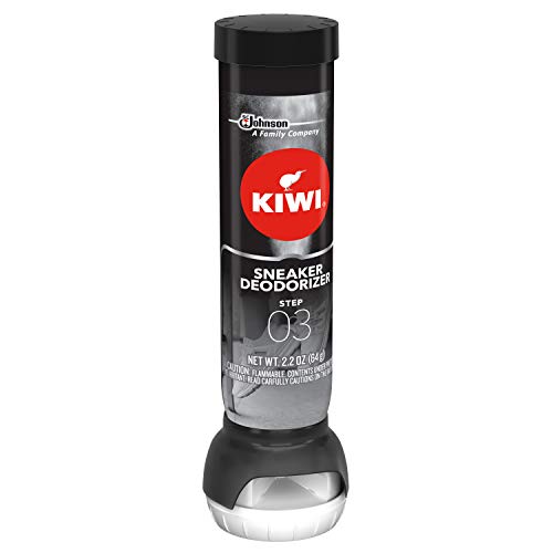 Kiwi Sneaker Deodorizer Shoe Freshener, Black, Accessories Years US, 2.2 Ounce (Pack of 1)