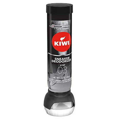 Kiwi Sneaker Deodorizer Shoe Freshener, Black, Accessories Years US, 2.2 Ounce (Pack of 1)