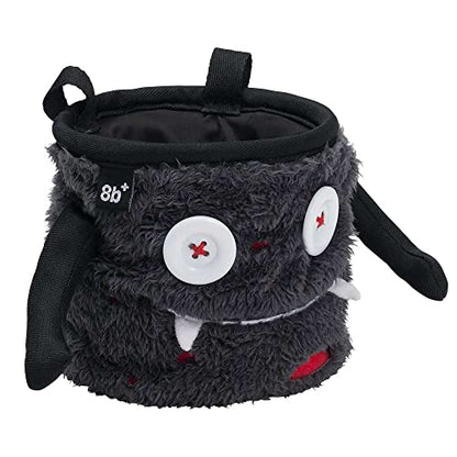 8BPLUS Chalk Bag for Rock Climbing and Bouldering, Chalk Pouch incl Belt & Biner – Cute Funny Character Design, Wide Opening, Gear with Personality, Gift for Climbers - style: DUNCAN