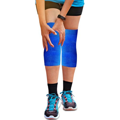 Athletic White Sports-Breathable-Easy Tear-No Sticky Residue+ Ice Tape, Self Sticking Bandage Wrap （No Refrigeration Needed）, Instant Cold Compress Compression