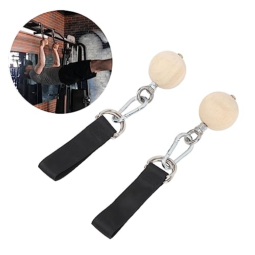 HERCHR 2PCS Pull Up Ball Non-Slip Hand Grips Climbing Bomb Power Pull Up Ball Strength Trainer Exerciser for Bouldering, Pullup, Kettlebells Fitness, Workout Home Gym Equipment