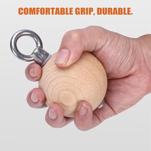 Pull Up Ball Grip 2 Pieces Workout Equipment | Non-Slip Arm Exerciser for Pull Up Bar Barbell Resistance Band Handle Training Strength Workout Home Gym